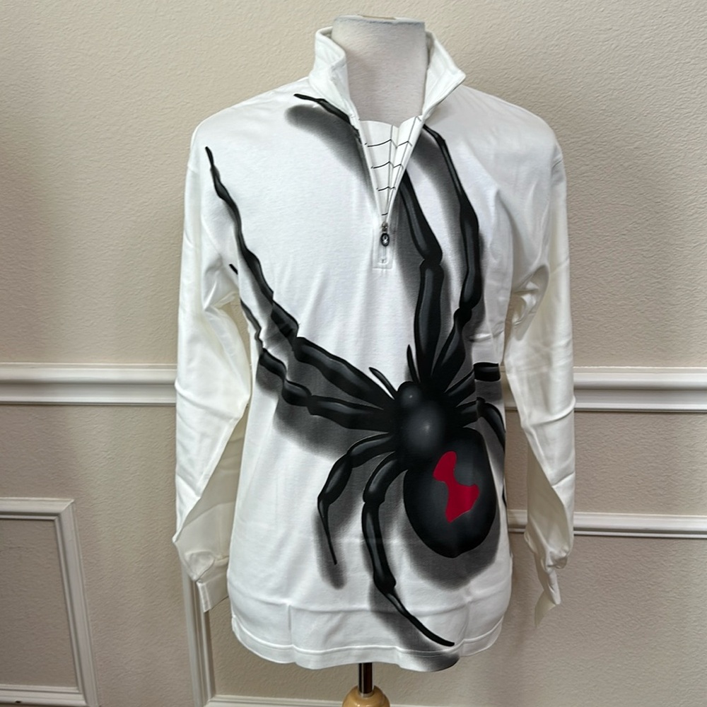 Spyder BUG ZIP T-NECK - White